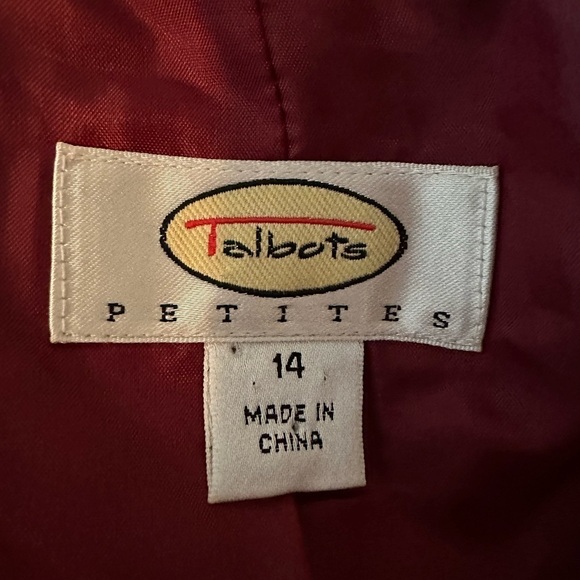 Talbots petites wool blazer size 14 - Picture 4 of 5